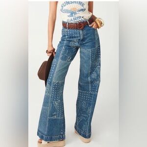 Spell Road Trip Flare Jeans NWOT